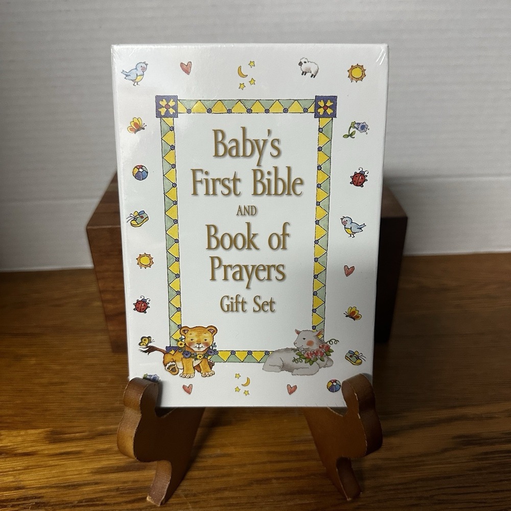 Baby's First Bible and Book of Prayers Boxed Gift Set~Zonderkidz~New, Sealed!!
